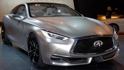 The Detriot Auto Show featured luxurcoupes like this Infiniti