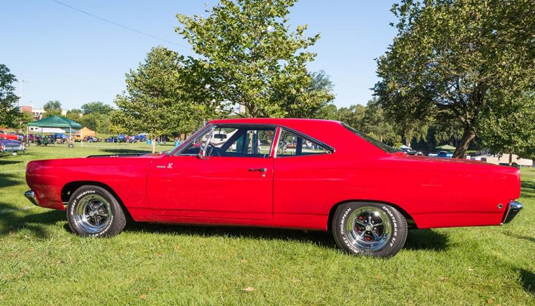 Muscle cars like this Plymouth Road Runner weren't designed to be great handlers.