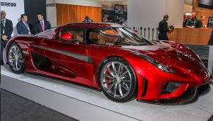 The New York Auto show featured the Koenigsegg Regera