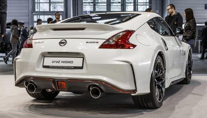 A rear exterior of a Nissan 370Z