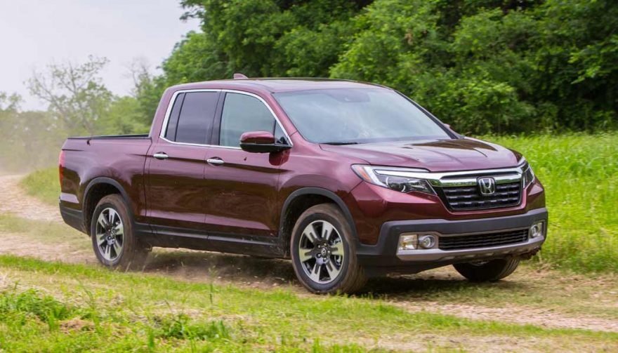 The Honda Ridgeline is one of the new trucks coming in 2017