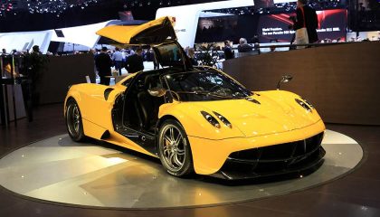 A Pagani Huayra is a popular V-12 car of choice