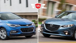 mazda 3 vs chevy cruze