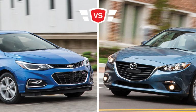 mazda 3 vs chevy cruze