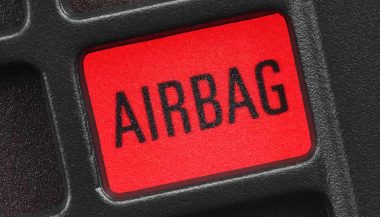 An airbag safety signal