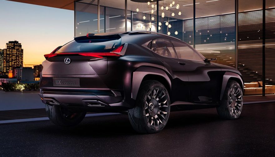 A Lexus UX subcompact crossover