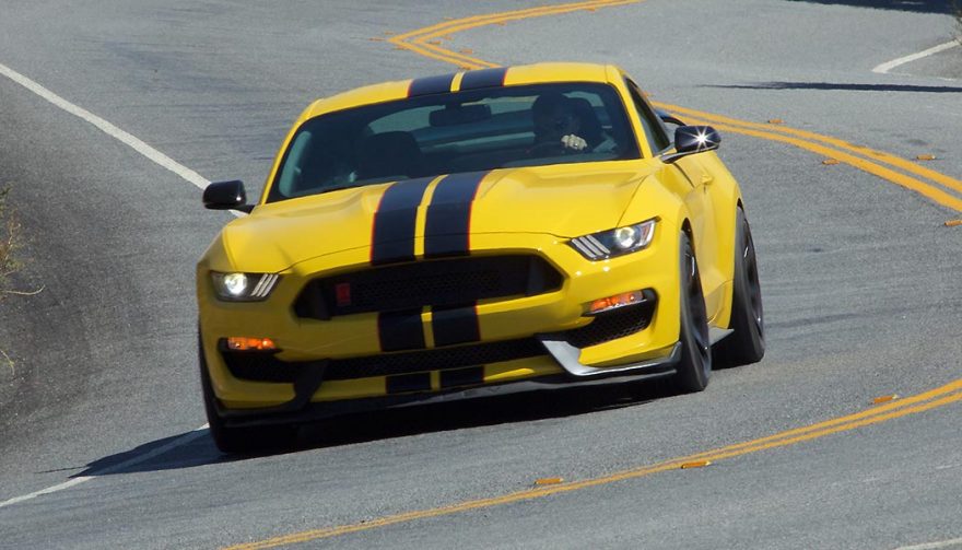 A 2016 Shelby GTR350R fits the Ford Performance makeup.