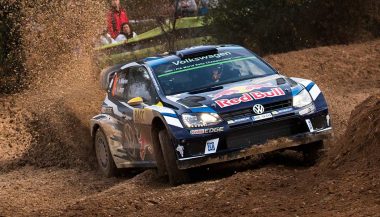 A Volkswagen Polo R WRC takes the world rally title.