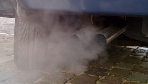 Fumes from an exhaust indicate the need for an emissions test