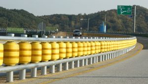 Wheels show the safety benefits of the roller barrier