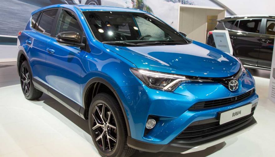 A Toyota Rav4 was one of the bestselling SUVs of 2016