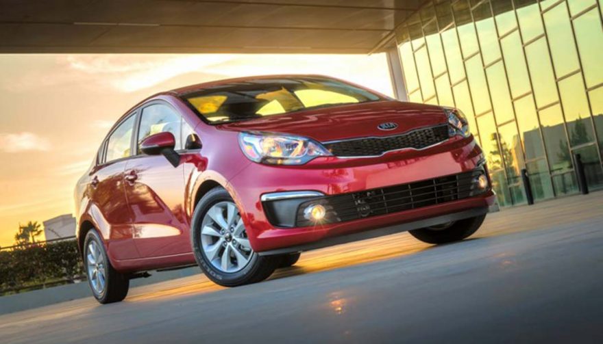 The Kia Rio is one of the cheapest cars of 2017