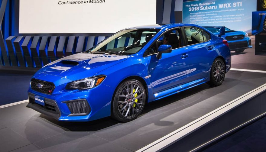 The Subaru WRX is one of the cars with best resale value