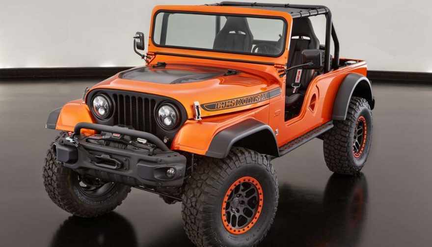 The Jeep CJ66 is one of the new Jeep concept vehicles recently unveiled