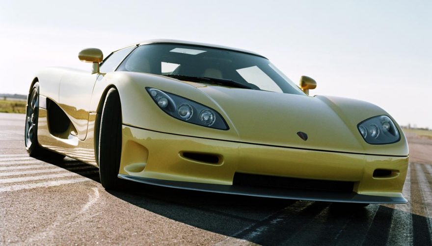 The Koenigsegg CCR is in the running for the title of fastest car