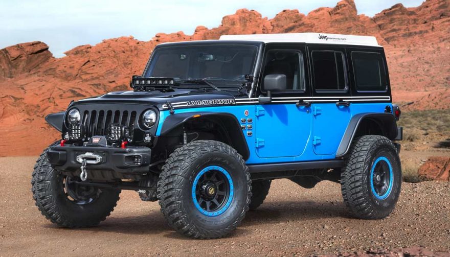 The Luminator is one of the new Jeep concept vehicles recently unveiled