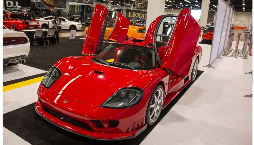 The Saleen S7 is in the running for the title of fastest car