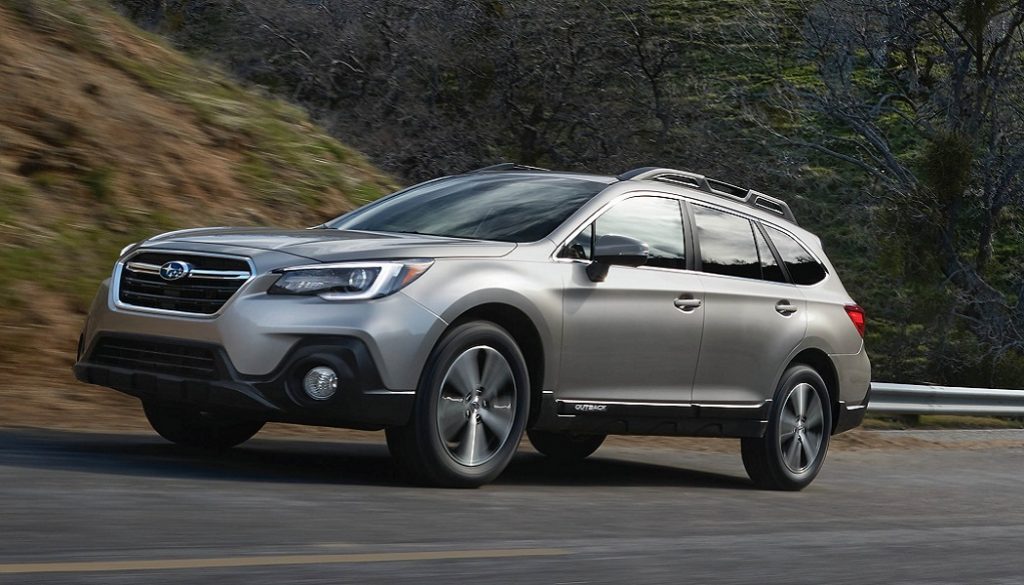 The 2018 Subaru Outback has a restyled front and rear