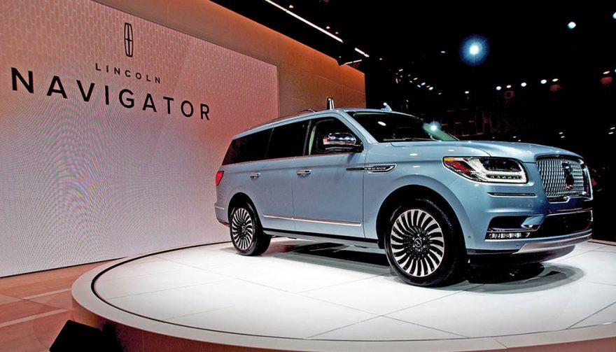 The all-new Lincoln Navigator was unveiled at the New York International Auto Show