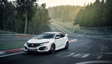 The 207 Honda Civic Type R on the Nürburgring race track