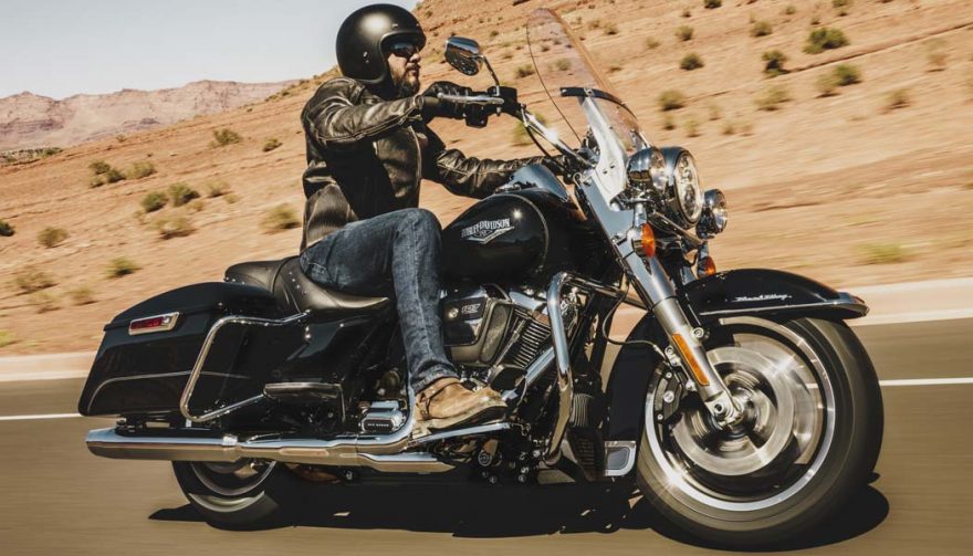 The Harley-Davidson Road King is one of the best motorcycles for tall riders