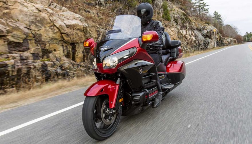 The Honda Gold Wing is one of the best motorcycles for tall riders