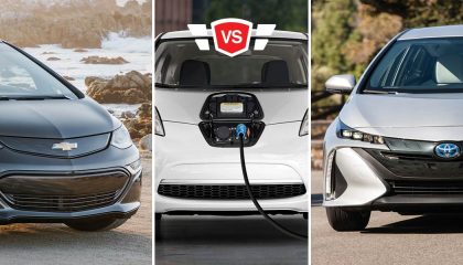 Nissan LEAF vs Toyota Prius Prime vs Chevy Bolt