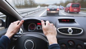 A steering wheel is often where a driver feels the car shakes while driving