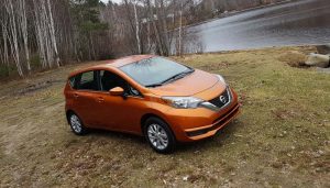 The Nissan Versa Note hatchback