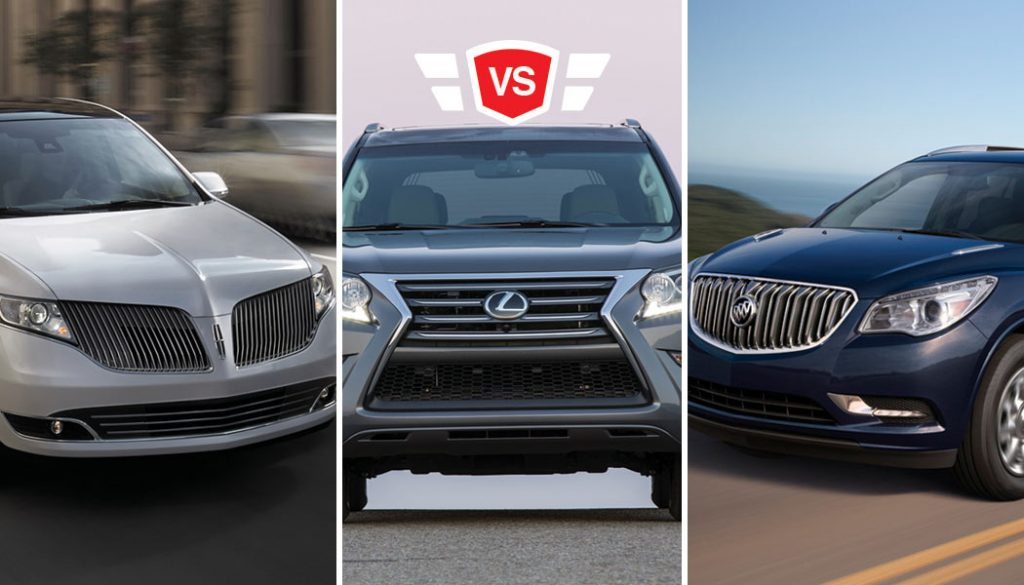 Buick Enclave vs Lincoln MKT vs Lexus GX 460