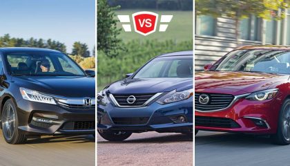 Honda Accord vs Nissan Altima vs Mazda6