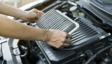 Changing the air filter is an easy DIY car maintenance