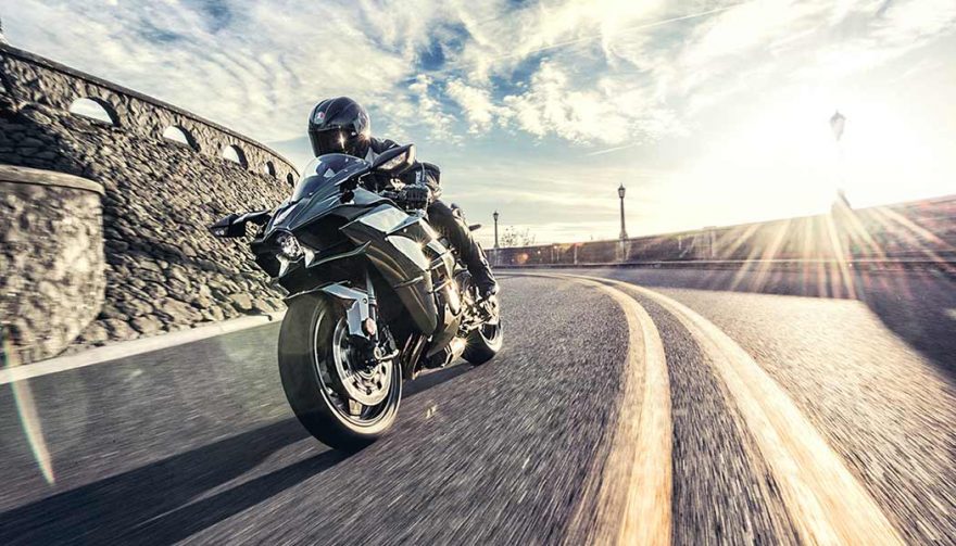 The Kawasaki Ninja H2 has one of the fastest motorcycle 0-60 times