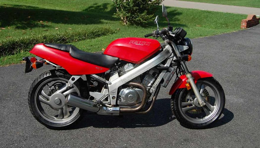 The 1991 Honda Hawk GT is one of the best used motorcycles