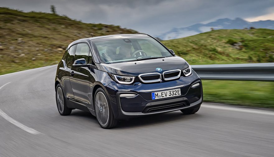 A BMW i3 with updated features