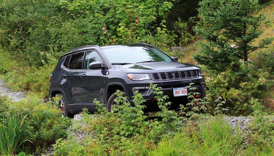 The 2017 Jeep Compass goes off road