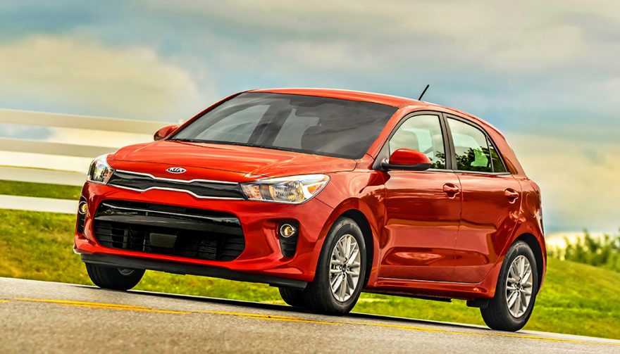 The 2018 Kia Rio hatchback