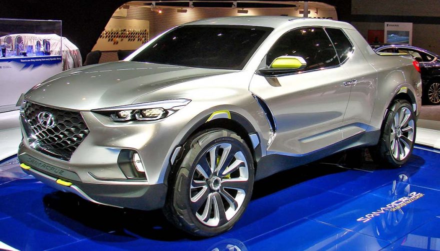 The 2018 Hyundai Santa Cruz is one of the new trucks coming next year