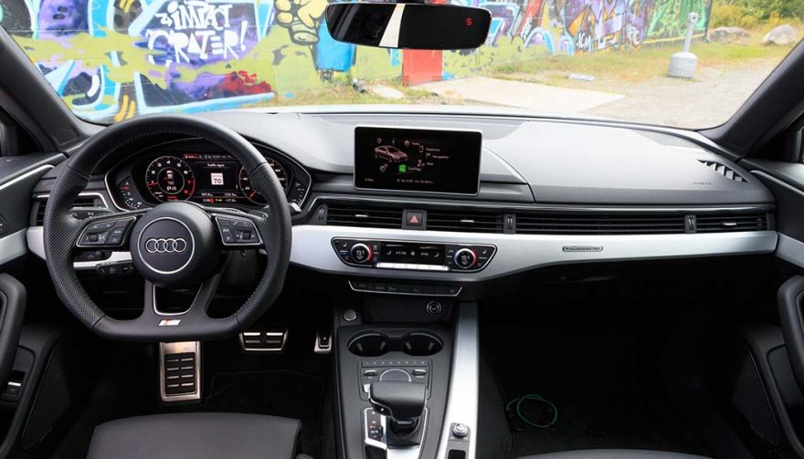 The Interior of the 2017 Audi A4