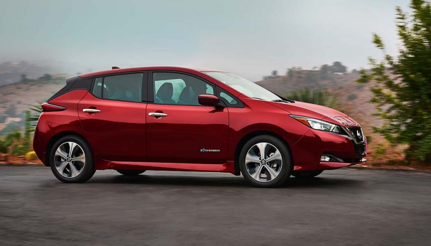 The Nissan Leaf is one of the best winter cars