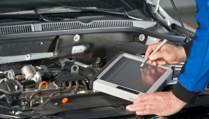 Car mechanic jobs now include working on a computer