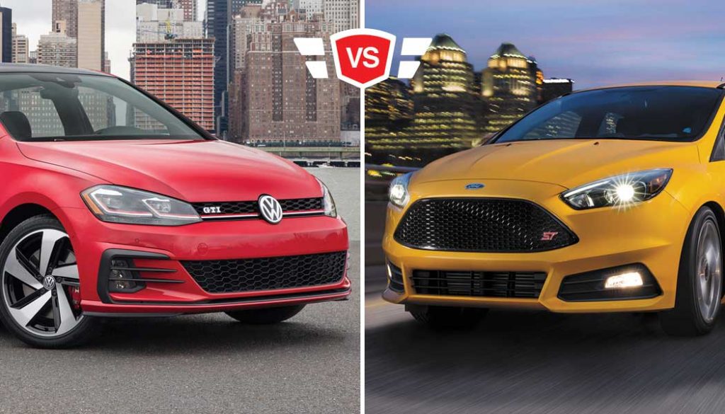 Focus ST vs GTI hto hatch comparison