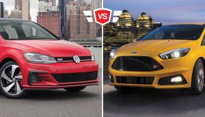 Focus ST vs GTI hto hatch comparison