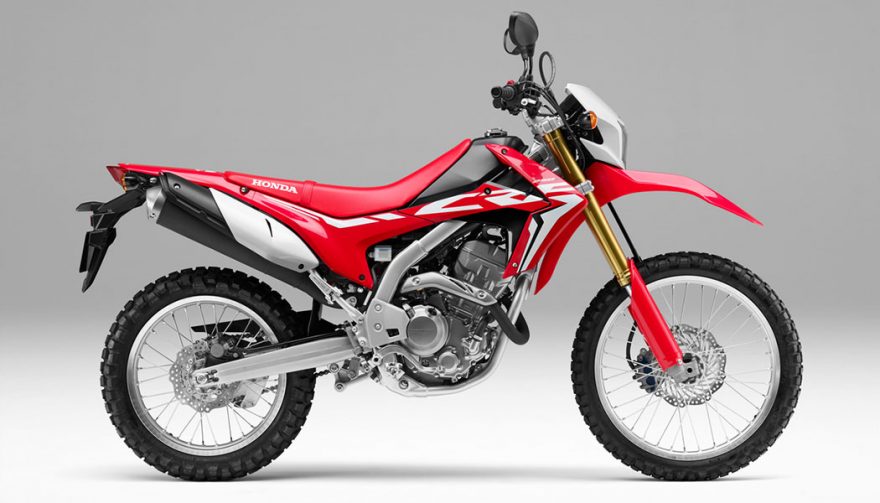 The 2017 Honda CRF250 is one of the best dual sport motorcycles