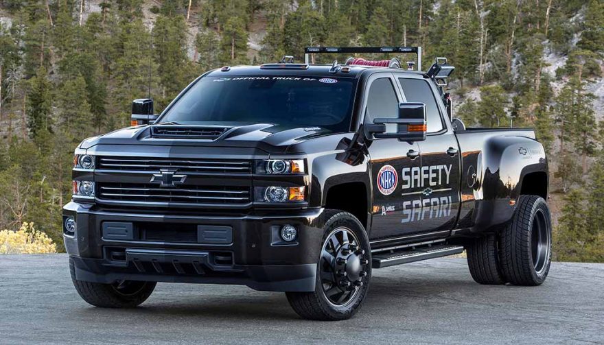 Chevy Silverado 3500 NHRA Safety Safari at SEMA