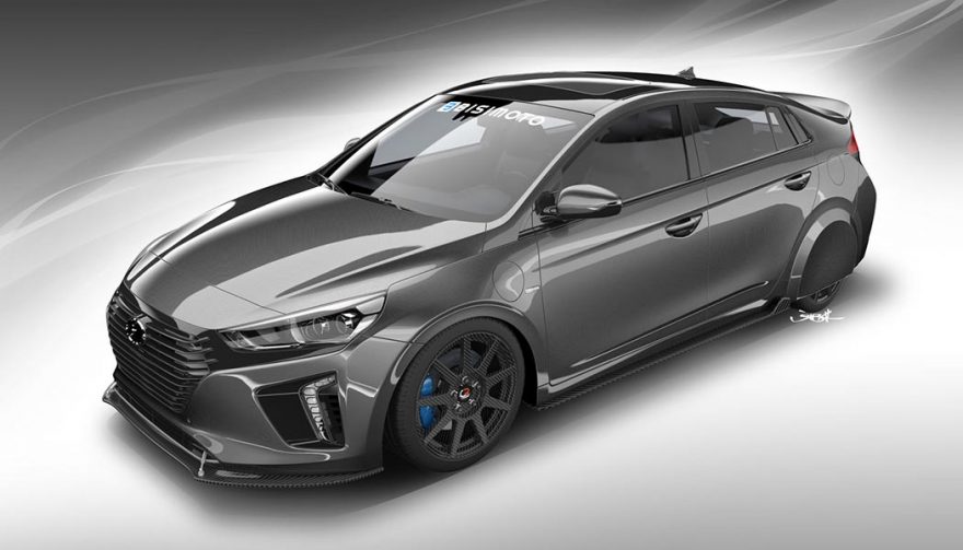 SEMA cars included the Hyundai HyperEconiq Ioniq