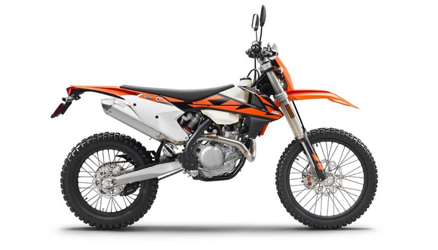 The 2018 KTM 500 EXC-F is one of the best dual sport motorcycles