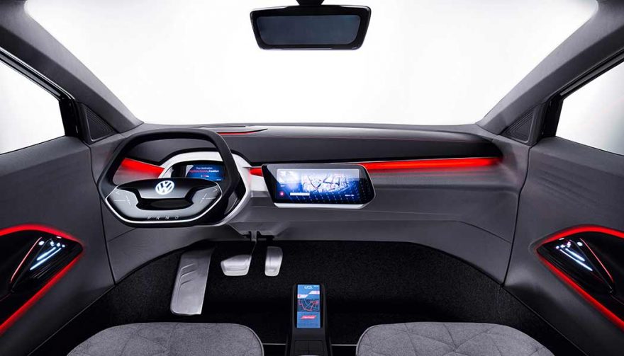 Volkwsagen electric SUV interior