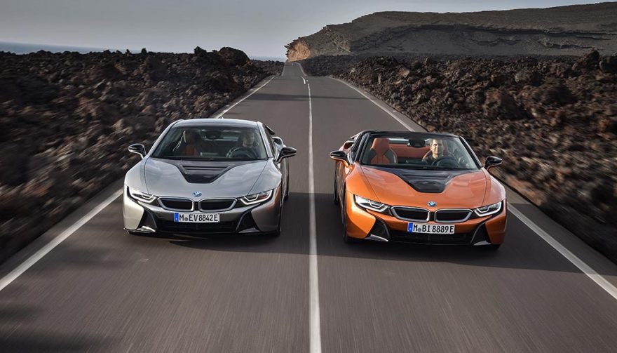 The BMW i8 Roadster and Coupe