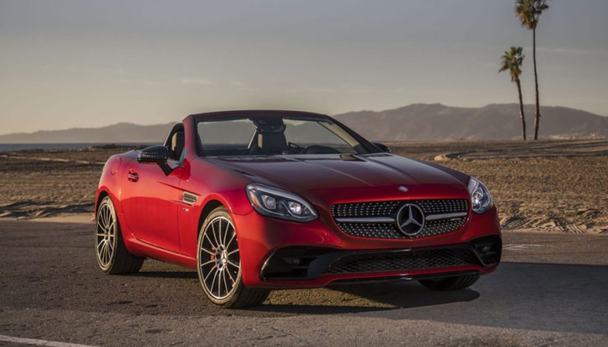 The Mercedes-Benz AMG SLC43 Roadster is one of the top sports cars under 100K